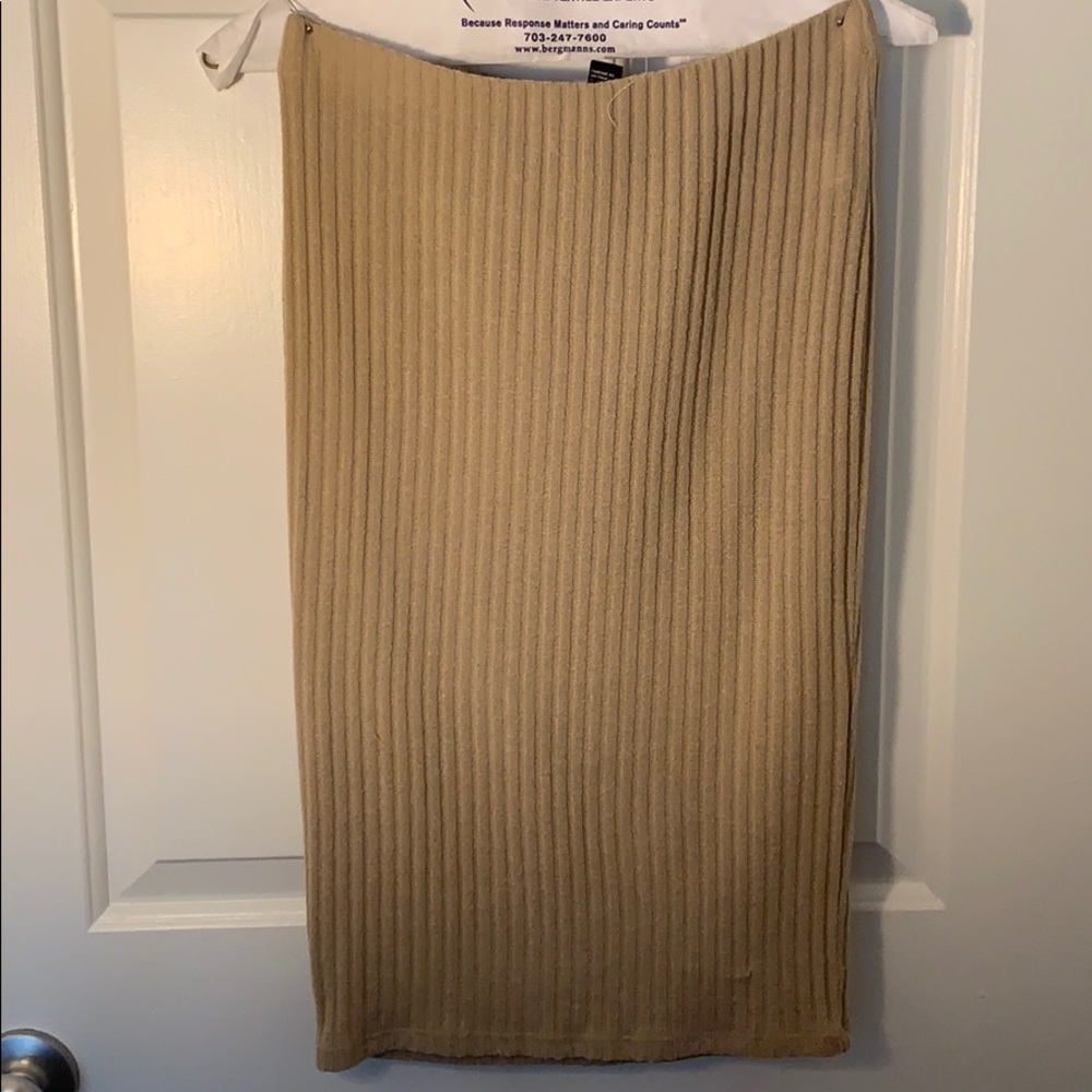 Cream skirt
